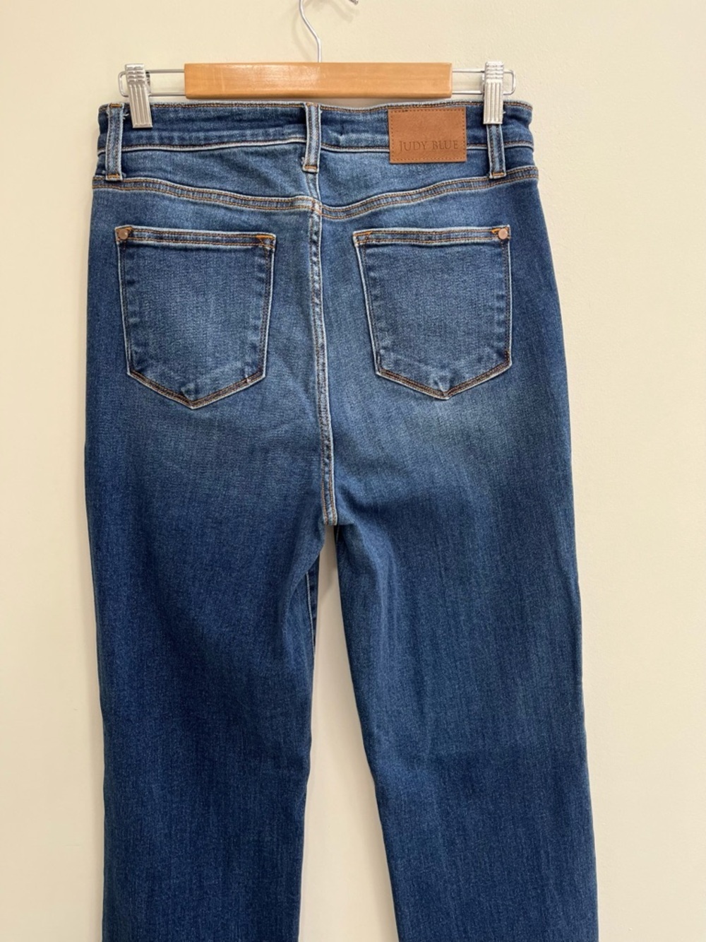 Judy Blue Johnny High Rise Hidden Button Fly Dad Jeans Medium Wash Blue 29 - Picture 11 of 16